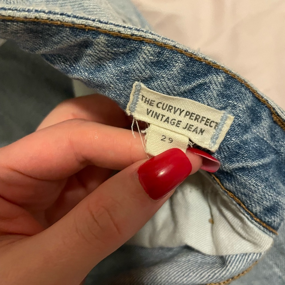 Madewell Curvy Perfect Vintage Jean - size 29